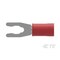 Te Connectivity Fork Terminal, #6 Stud Size, 16 AWG, 300 V, Nylon Insulated, Red 8-52929-1 - alternate 3